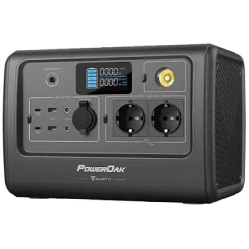 Зарядная станция  Bluetti PowerOak EB70 716Wh 1000W 198889mAh Grey (EB70) - фото №3